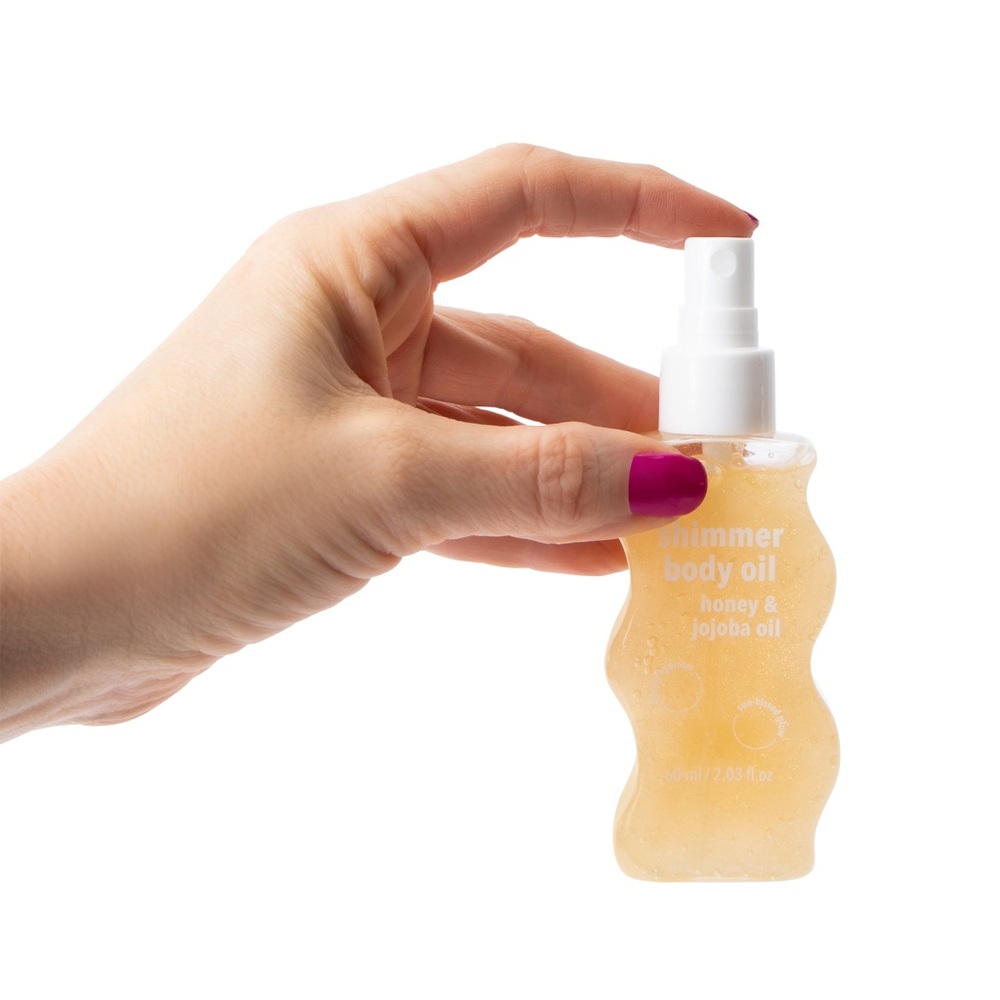 Shimmer Body Oil - Honey & Jojoba - Yellow - Picture 3 of 3